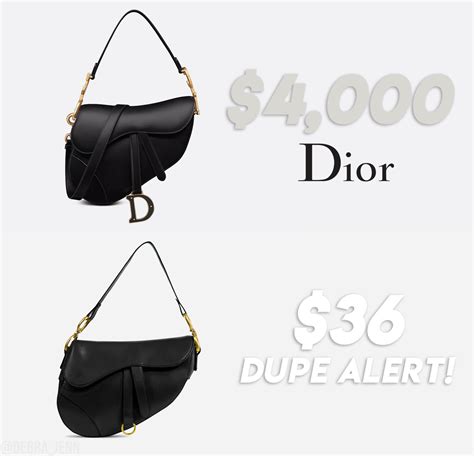 lady dior bag dupe|knockoff dior saddle bag.